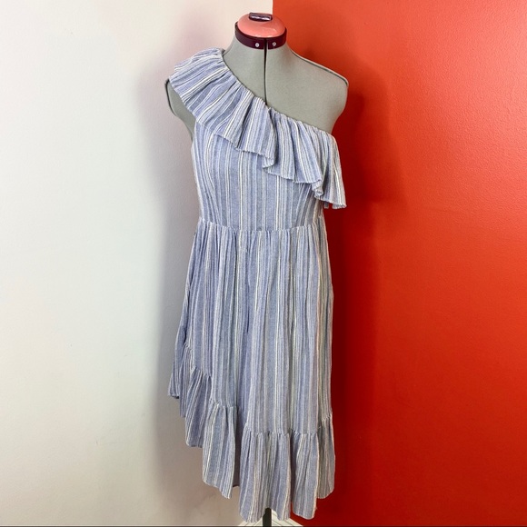 Flirty n Sexy LoveShackFancy One Shoulder Pamela Dress Hard to find style. GUC! - Picture 4 of 7